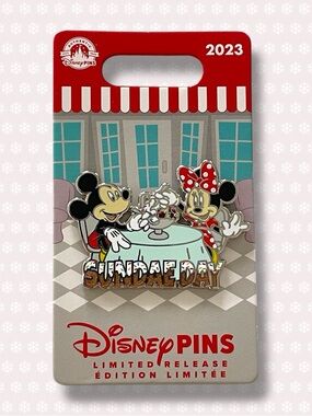 Disney Pins - Mickey and Minnie Mouse Sundae Day 2023 - Limited Release